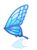 Icon of Blue Butterfly Wing