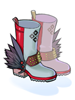 Icon of Black Wing Boots
