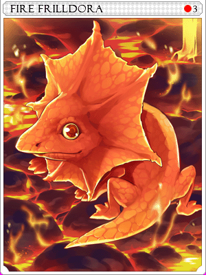 Icon of Fire Frilldora Card