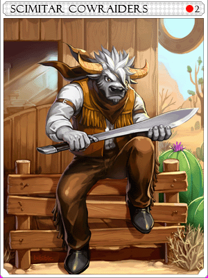 Icon of Scimitar Buffalo Bandit Card