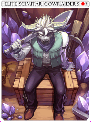 Icon of Elite Scimitar Buffalo Bandit Card