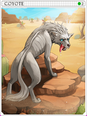 Icon of Coyote Card