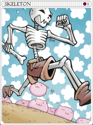 Icon of Skeleton Card