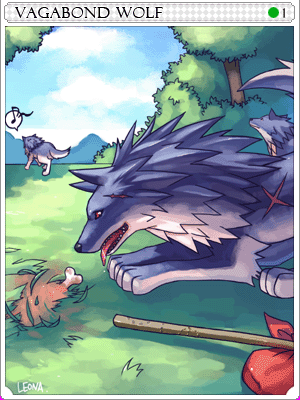 Icon of Wandering Wolf Card