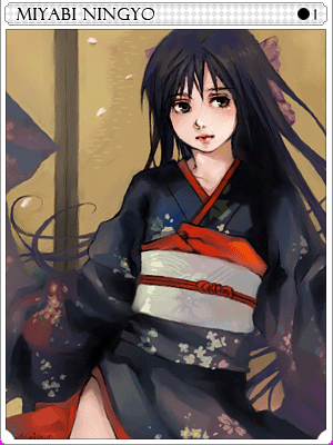 Icon of Miyabi Doll Card