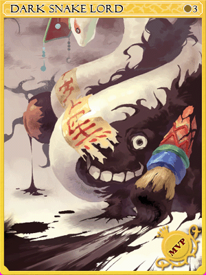 Icon of Dark Snake Lord Card