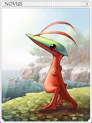 Icon of Red Novus Card