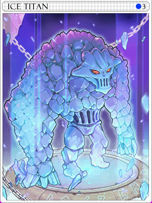 Icon of Ice Titan Card