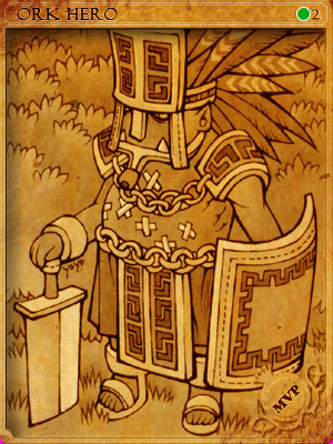 Icon of Sealed Orc Hero Card