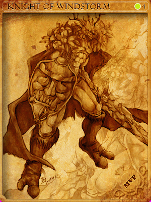 Icon of Sealed Stormy Knight Card