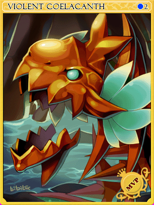 Icon of Violent Coelacanth Card