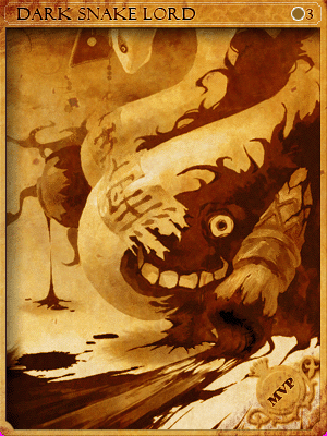 Icon of Sealed Dark Snake Lord Card