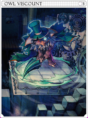 Icon of Owl Viscount Card