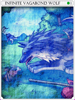 Icon of Infinite Wandering Wolf Card