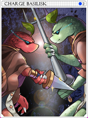 Icon of Charge Basilisk Card