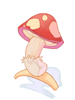 Icon of Decorative Mushroom