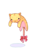 Icon of Yellow Drooping Kitty