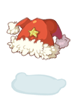 Icon of Twin Pom Santa Hat