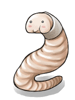 Icon of Living Earthworm