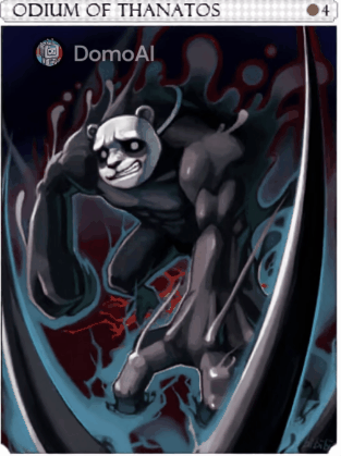 Odium of Thanatos Card